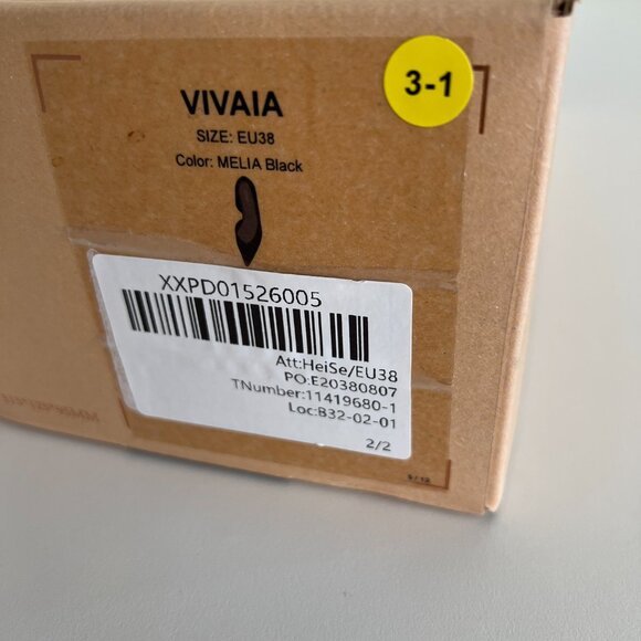 NEW Vivaia Melia / Pointed-Toe Flats / 38 / black - Picture 5 of 7